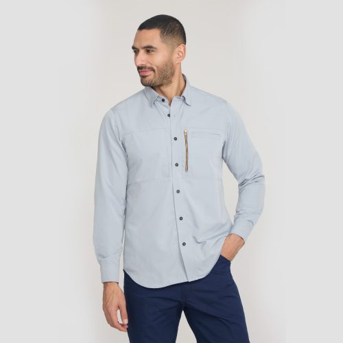 Camisa OX Kiruna Light Grey