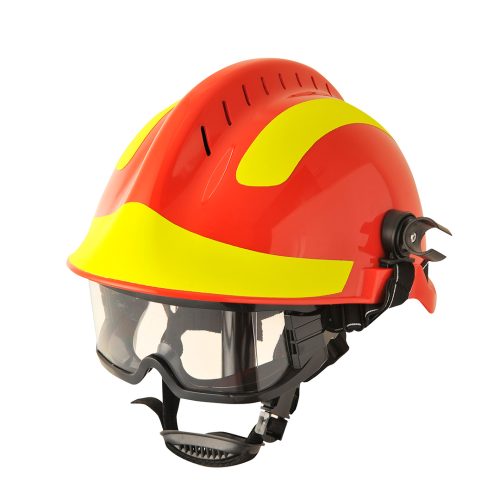 Casco forestal y Rescate Rojo con Reflectante